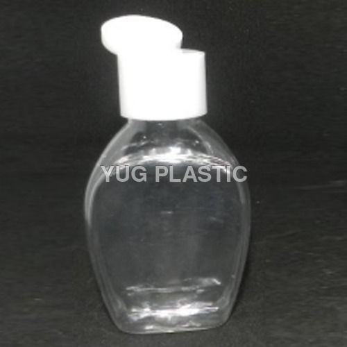 Transparent 50Ml Heart Shape Plastic Bottle