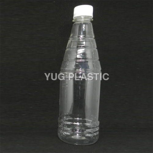 Transparent 800Ml Round Plastic Bottle