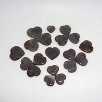 Black Sunstone Mini Hearts