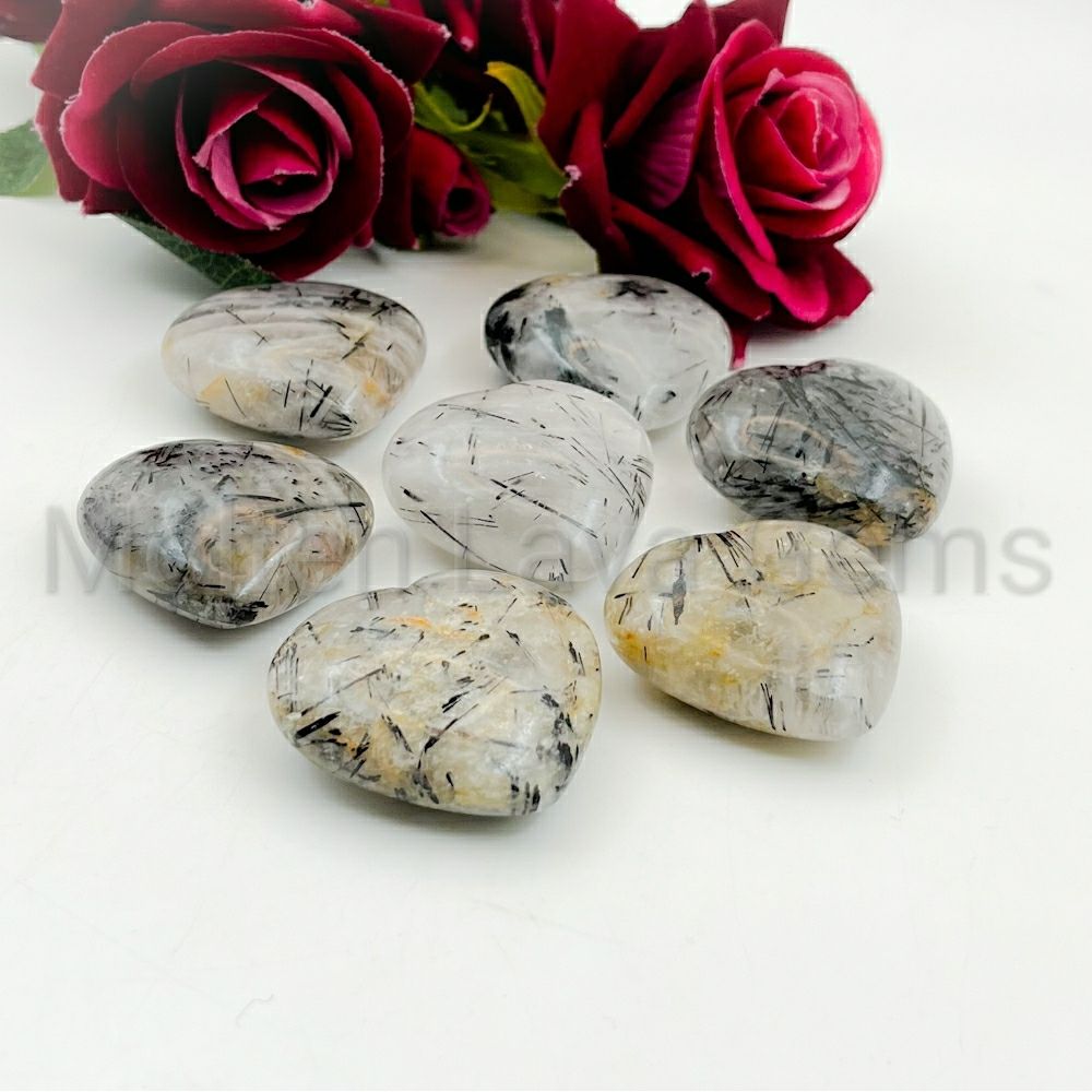 Black Rutile Hearts