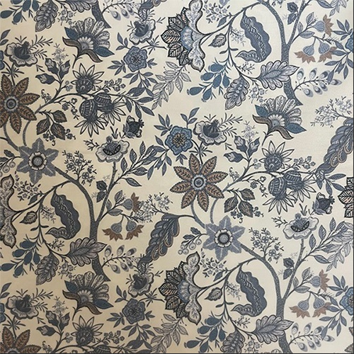 Cotton Print - 100% Cotton, Knitted Fabric | Light Texture, Printed Design, All Season Wear, Elegant White Color