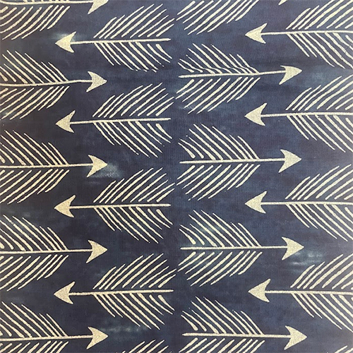 Cambric Cotton - 100% Cotton, Printed Fabric, Light Texture, Blue Color | Suitable for All Seasons, Knitted Fabric Style