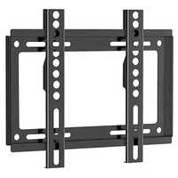 Landscape Wall Mounted Tv Mount - Iron, 14-42 Inch Size, Black Color | Sturdy Design, Powder Coated Finish, For Lcd & Led Screens