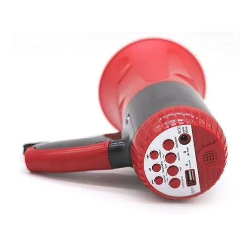 Red Portable Wireless Megaphone Mic