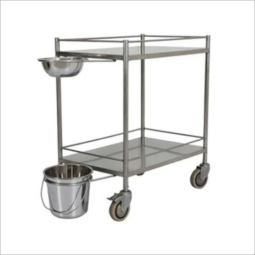 Stainless Steel Dressing Trolley Application: Hospital