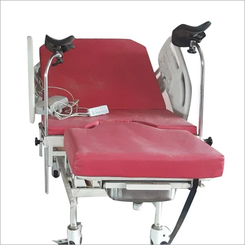 Electric Labour Table - Foam & Steel, 72x27x32 Inch | Adjustable Height, Durable Design, Safe Delivery Features, Built-in Scale