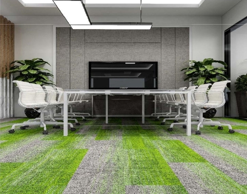 MULTI COLOURED CARPET TILE