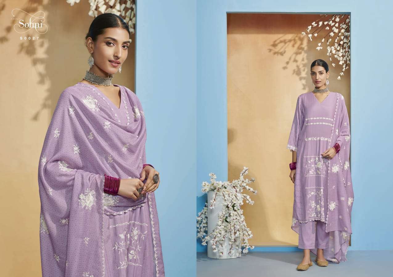 Pure Cotton Lawn Embroidered Suit by KIMORA
