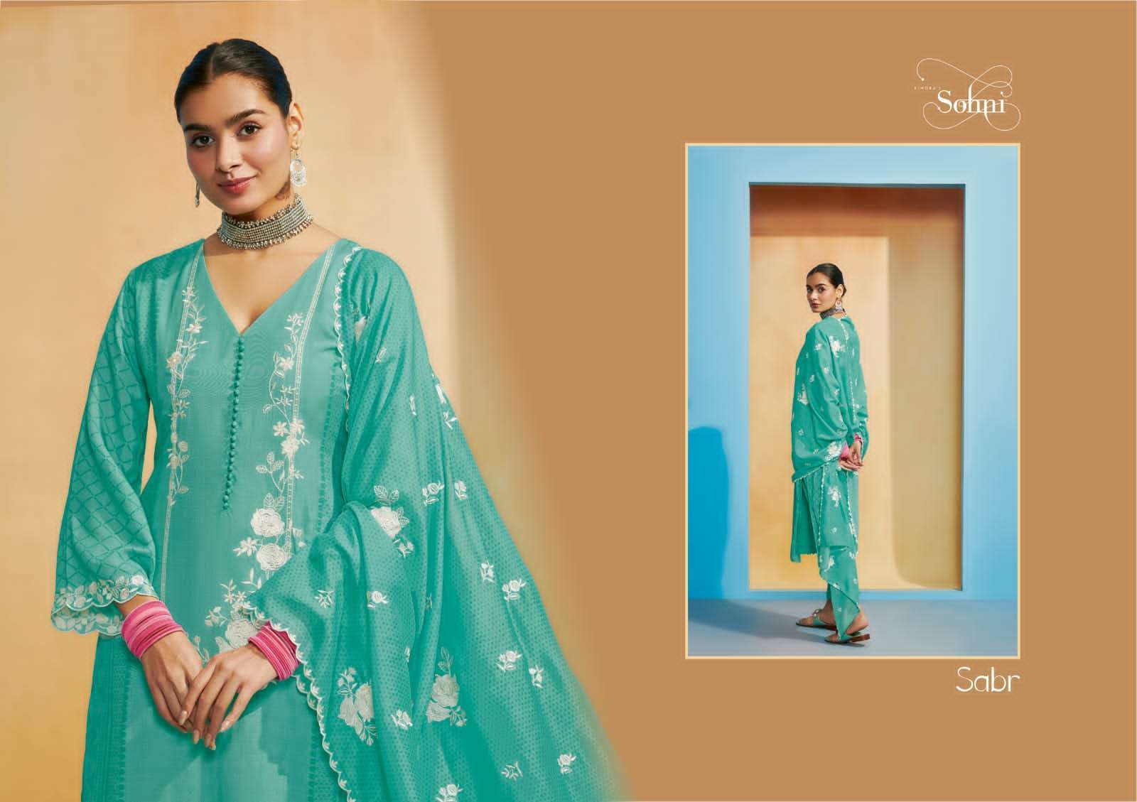 Pure Cotton Lawn Embroidered Suit by KIMORA