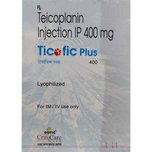 Liquid 400mg Teicoplanin Injection Ip