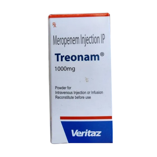 Meropenem 1gm injection (Treonam 1000 mg)