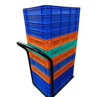 Mild Steel Bin Handling Trolley