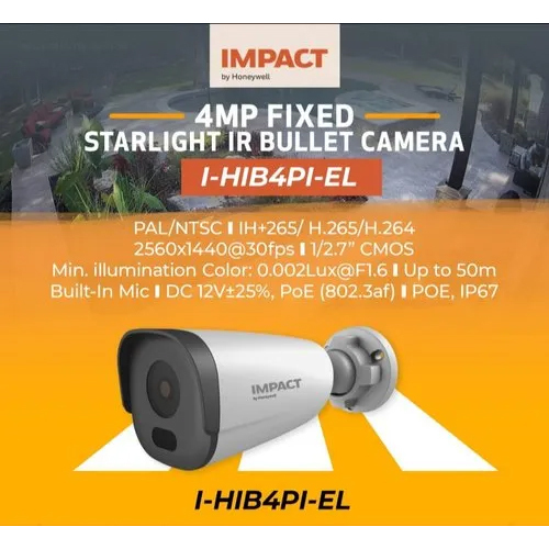 Security Purpose Honeywell Impact 4MP Bullet Camera
