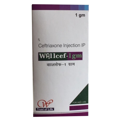 1 Gm Ceftriaxone Injection Ip General Medicines