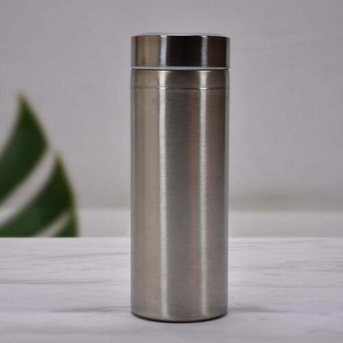 HOME STAINLESS STEEL WATER BOTTLE 270ML FOR SCHOOL and OFFICE USE (6761)