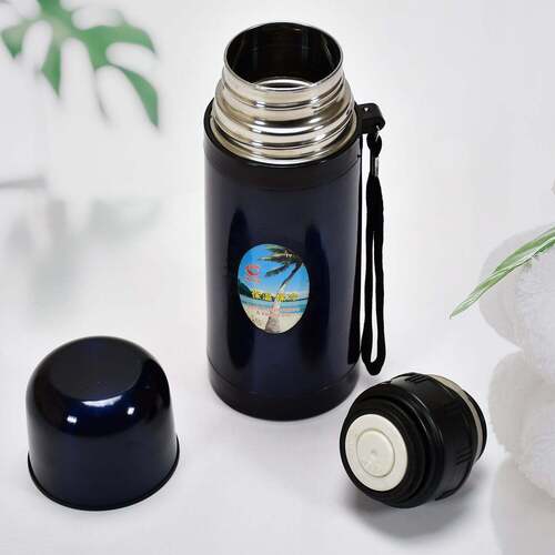 VACUUM INSULATED SPORTS WATER BOTTLE PORTABLE LEAK-PROOF FLASK ( 1 PCS ) (6762