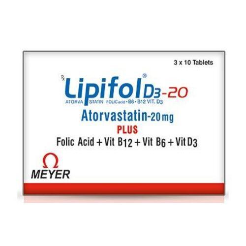 Lipifol-D3 20 Tablet General Medicines