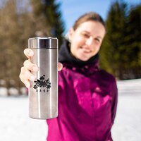 STAINLESS STEEL SIPPER WATER BOTTLE FOR HOME FRIDGE OFFICE TRAVEL GYM SPORTS SCHOOL KIDS 500ML (6764)