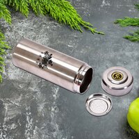 STAINLESS STEEL SIPPER WATER BOTTLE FOR HOME FRIDGE OFFICE TRAVEL GYM SPORTS SCHOOL KIDS 500ML (6764)