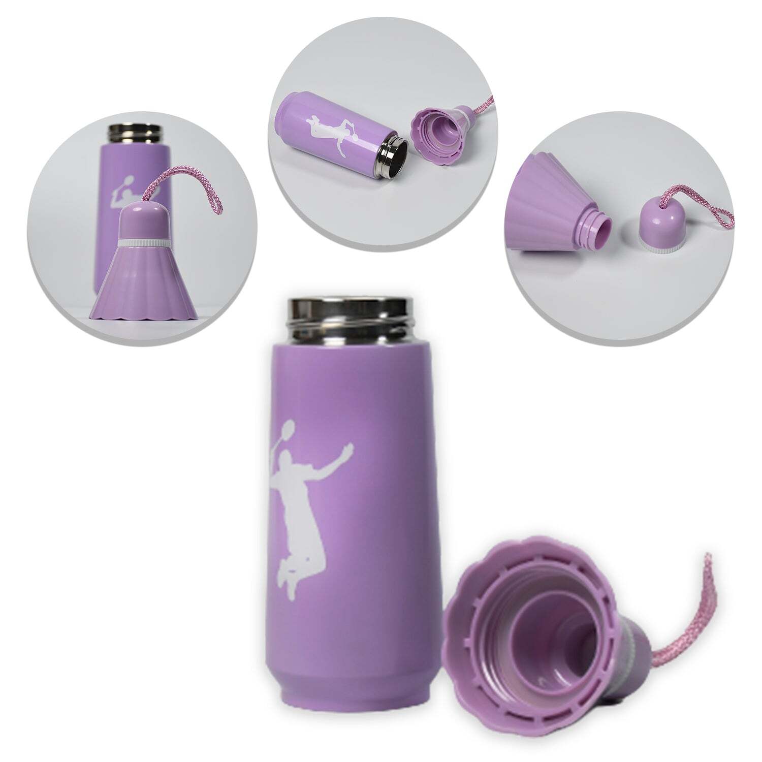 UMBRELLA VACUUM BPA FREE CUTE VACUUM INSULATED WATER BOTTLE HIGH QUALITY WATER BOTTLE 360ML FOR GIRLS / KIDS / WOMEN /GYM/ SCHOOL KIDS (6769)