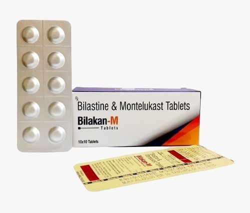 Bilastine 20mg  Montelukast 10mg Tablet