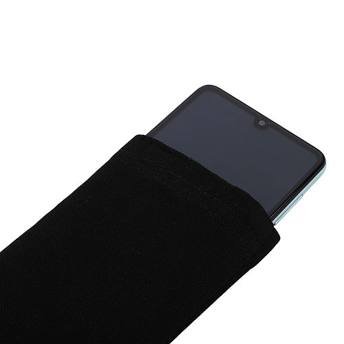 Black Anti Bacterial Mobile Pouch Body Material: Plastic