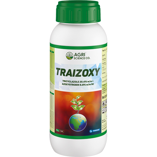 Traizoxy Tricyclazole 20.4 Azoxystrobin 6.8 W-W SC Fungicide