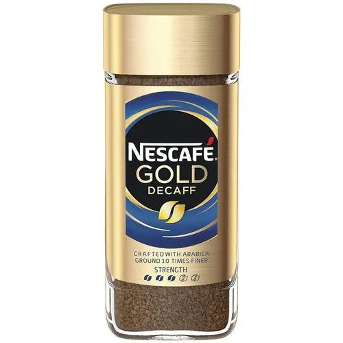 Common Nescafe Gold Decaff Instant Coffee Jar