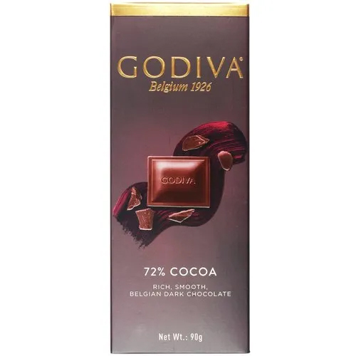 Imported 72% Cocoa Godiva Dark Chocolate Bar