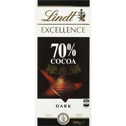 Lindt Imported Excellence 70% Cocoa Dark Chocolate Bar