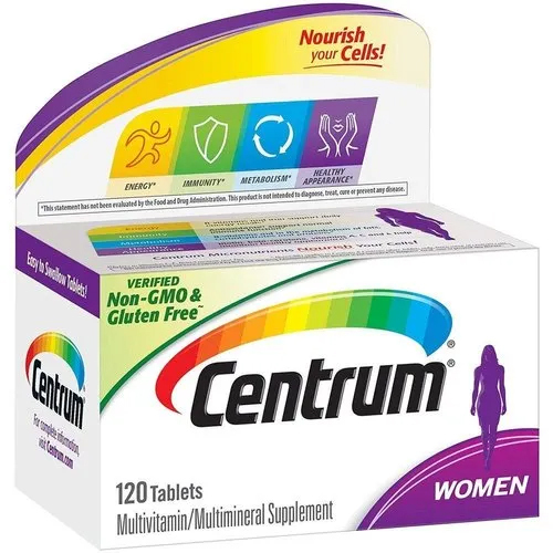 Centrum Multivitamin Multimineral Supplement For Women - 120 Tablets