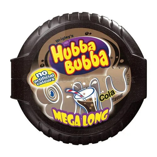 Hubba Bubba Round Imported Bubble Tape Cola Gum