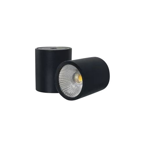 12W Prime CW Black Body LED Surface Mount Cylinder Light