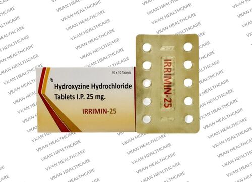 Hydroxyzine Hydrochloride 25mg Tablet