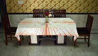 Handcrafted Tie Dye Tablecloth - 100% Cotton, 60x60 Inches | Vibrant Color, Unique Artisan Design, Multi-use For Home And Hotels