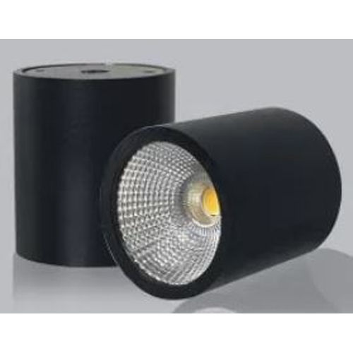 LED Surface Mount Cylinder Light 6W Prime (CW) Black Body