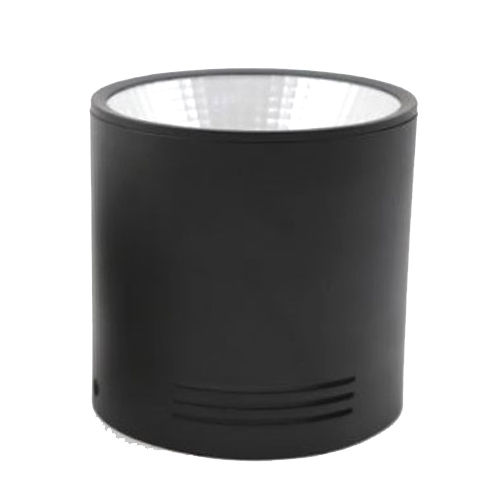 LED Surface Mount Cylinder Light 12W Prime (NW) Black Body