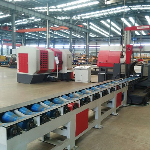 Pipe Conveying System for Cutting Band Saw Machine