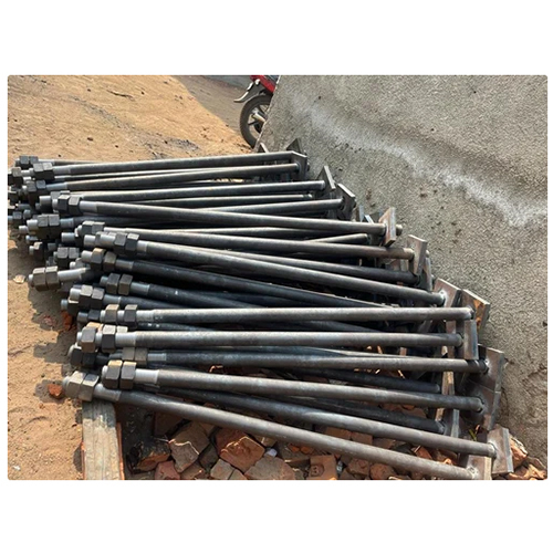 Foundation Bolt Grade 4.8 - Gray Powder Coated, Industrial Grade 4.8 | Perfect for Heavy-Duty Construction Applications