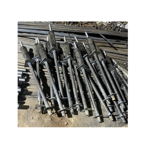 Mild Steel J Foundation Bolt - Grade 4.6, M12 to M125 Size, Gray Color, Powder Coated Surface Treatment | Industrial Use for Robust Structural Support