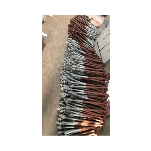 M16x1000 J Bolt - Grade 4.6, M12 to M125, Gray Color, Powder Coated | Industrial Usage, Durable Design for Secure Applications
