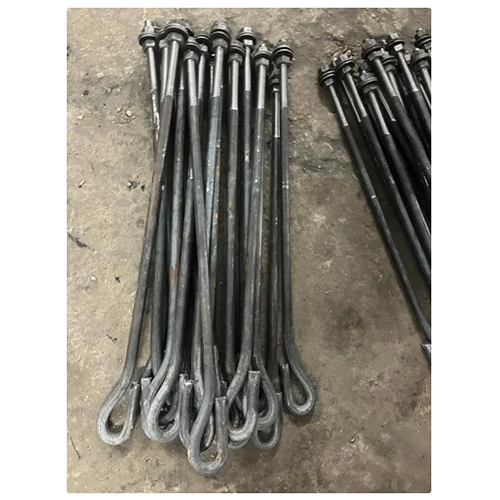 Mild Steel Anchor Bolt - Size Over 8.0 Inch, Gray Color, Galvanized Finish | Grade 4.6, 5.6, 8.8 for Industrial Applications