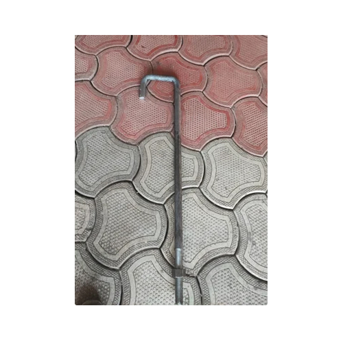 Shape Foundation Bolt - Grade 4.6 Gray Powder Coated | Industrial Usage, Durable Construction Solution