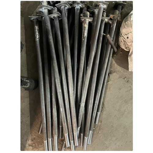L Type Anchor Bolt - Grade 4.6 & 8.8, Gray Color, Galvanized Surface Treatment | Industrial Usage Anchoring Solutions