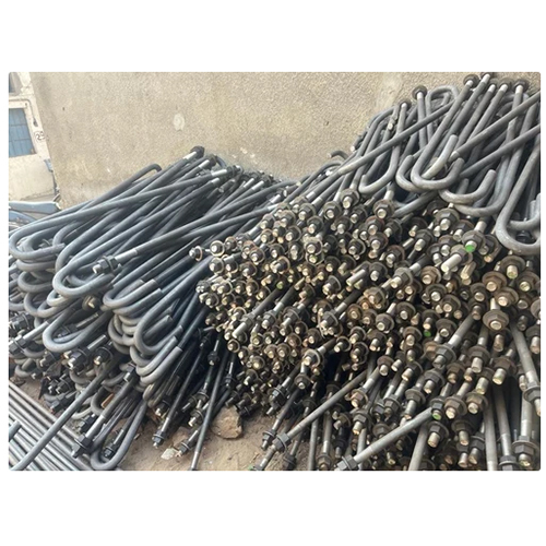 Mild Steel Round J Bolt - M12 to M125 Size, Gray Color - Galvanized Finish for Industrial Applications