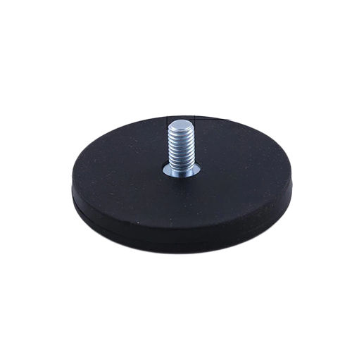 Inner Screw Rubber Coated Holding Magnet