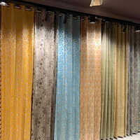 Coated Printed Polyester Curtain Fabric