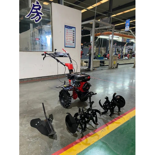 Red 7Hp Petrol Power Tiller (Subsidy Approved)