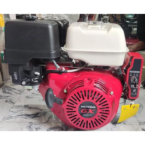 Red Honda Gx390 13hp Petrol Engine Self Start