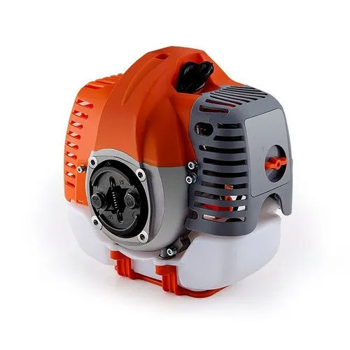 Orange 2 Stroke Petrol Engine